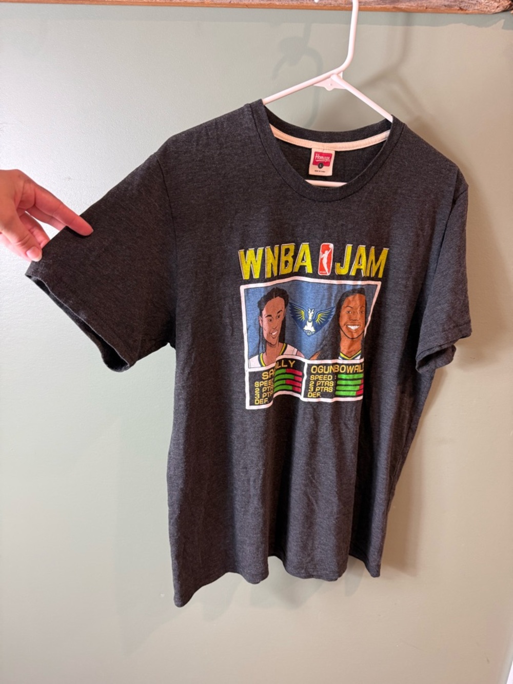 WNBA Jam Graphic Tee - Charcoal